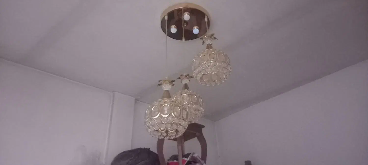 لوستر ۳شاخه|لوستر و چراغ آویز|تبریز, |دیوار