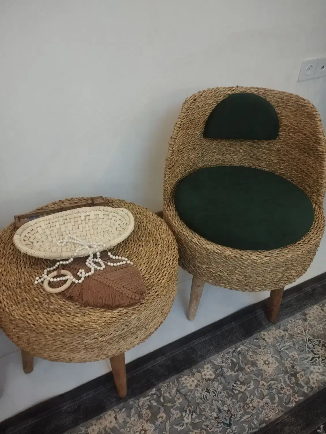 صندلی حصیری|صندلی و نیمکت|مشهد, یاس|دیوار