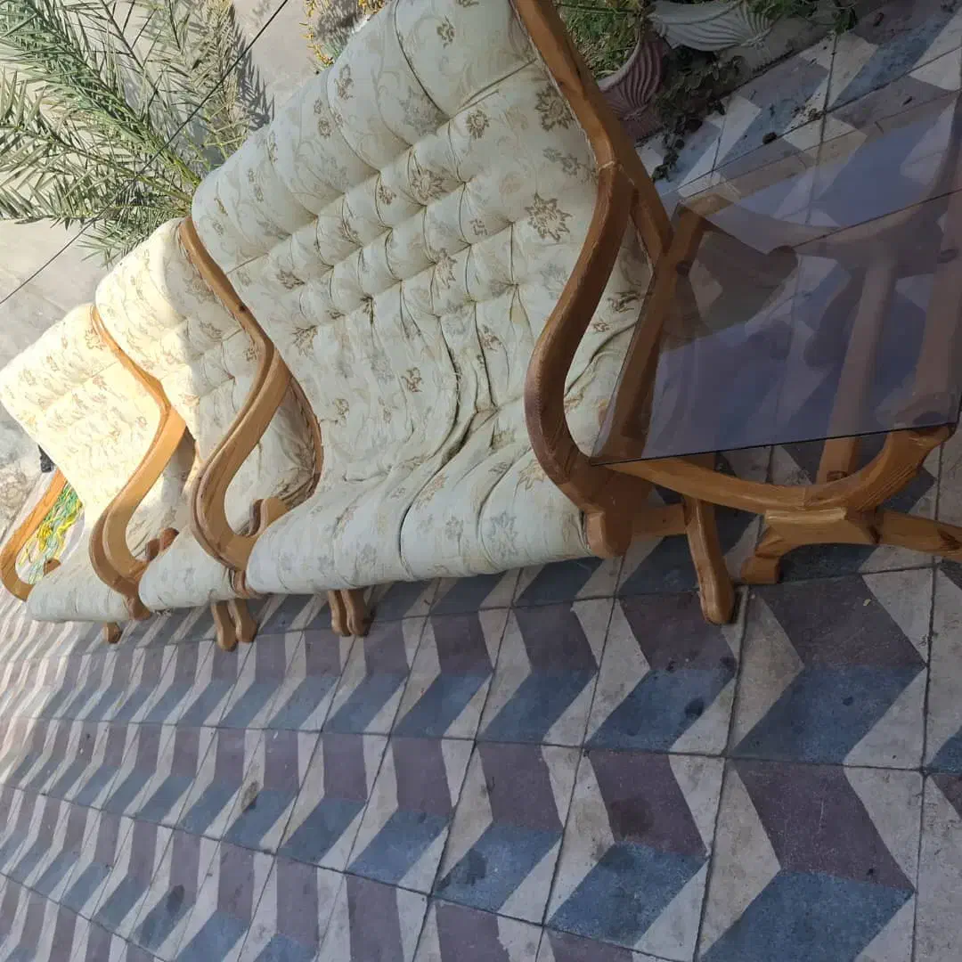 مبل هفت نفره،تمیر،جنس خوب|مبلمان خانگی و میز عسلی|جهرم, |دیوار