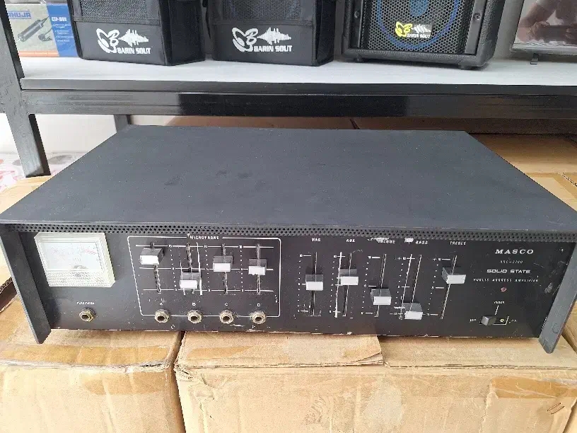 آمپلی فایر ماسکو ساخت ژاپن آنتیک تمیز وسالم|کلکسیون اشیاء عتیقه|کاشان, زیدی|دیوار