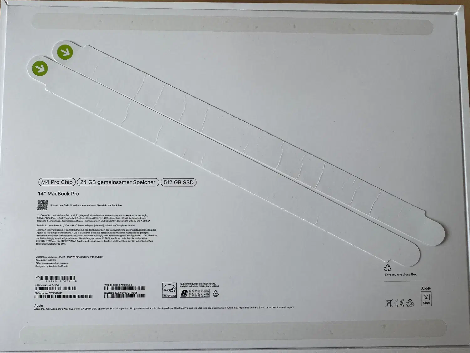 Macbook pro14 ram24 512Gکاملا نو|رایانه همراه|تهران, سید خندان (جلفا)|دیوار