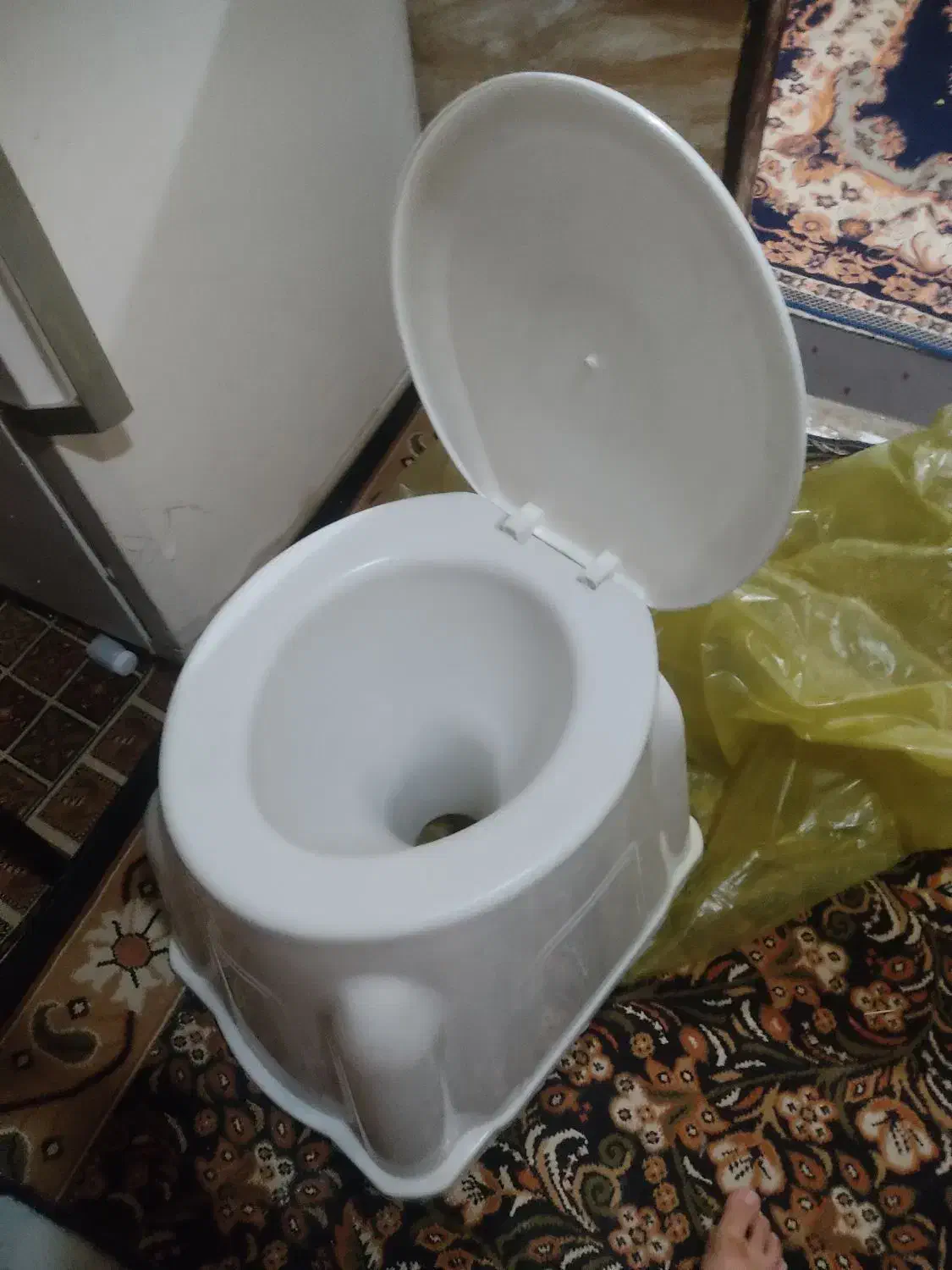 توالت فرنگی مدل پلاستیکی دوربسته|لوازم سرویس بهداشتی|پاکدشت, پاکدشت (مامازند)|دیوار