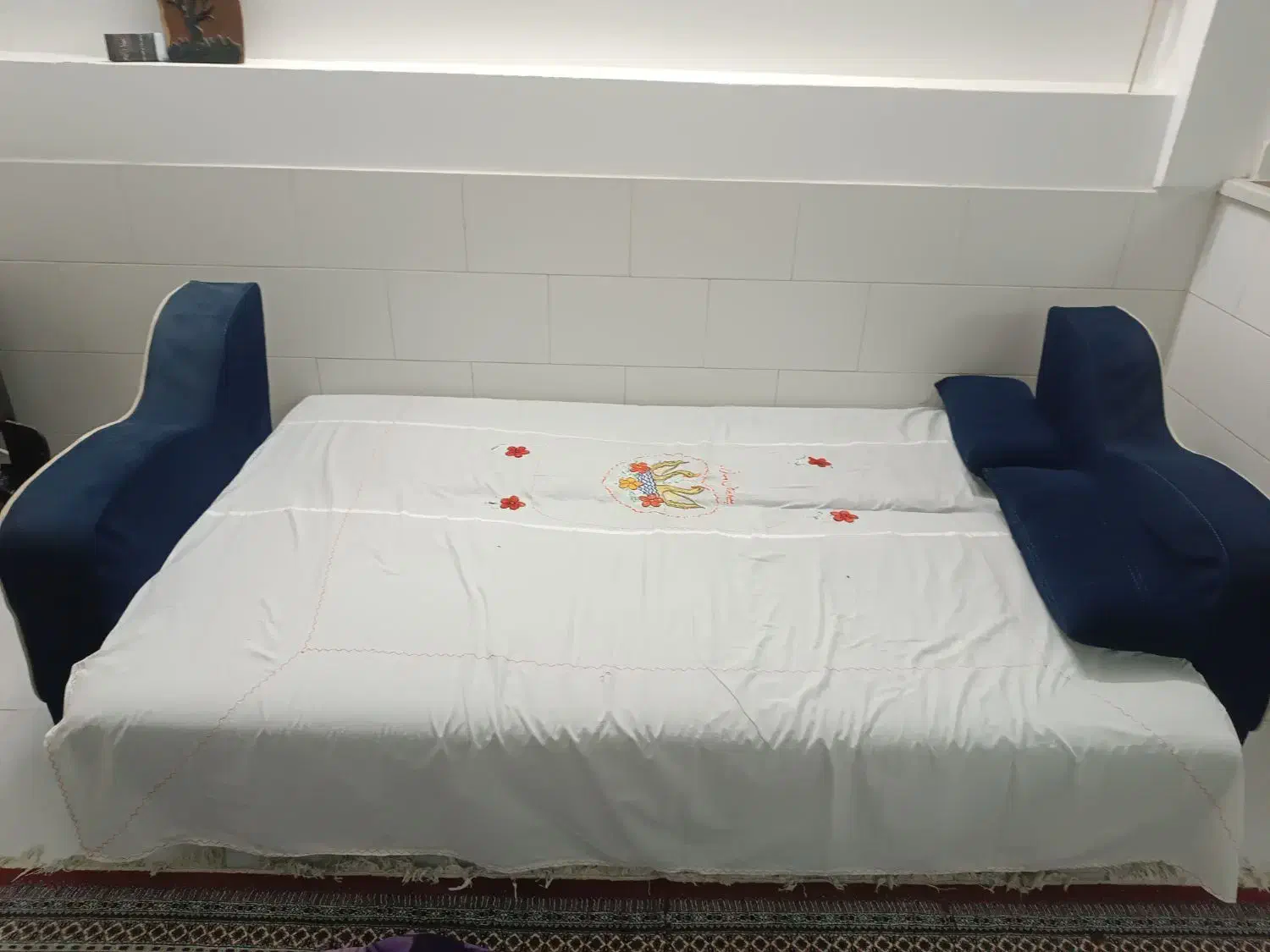 فروش یک دست مبلمان تخت شو ۸نفره|مبلمان خانگی و میز عسلی|شهر بابک, |دیوار