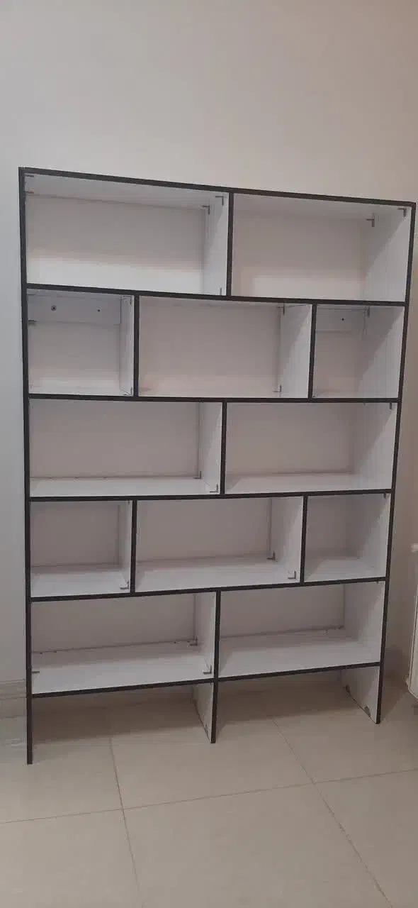 قفسه کتابخانه|کتابخانه، شلف، قفسههای دیواری|لنجان, |دیوار