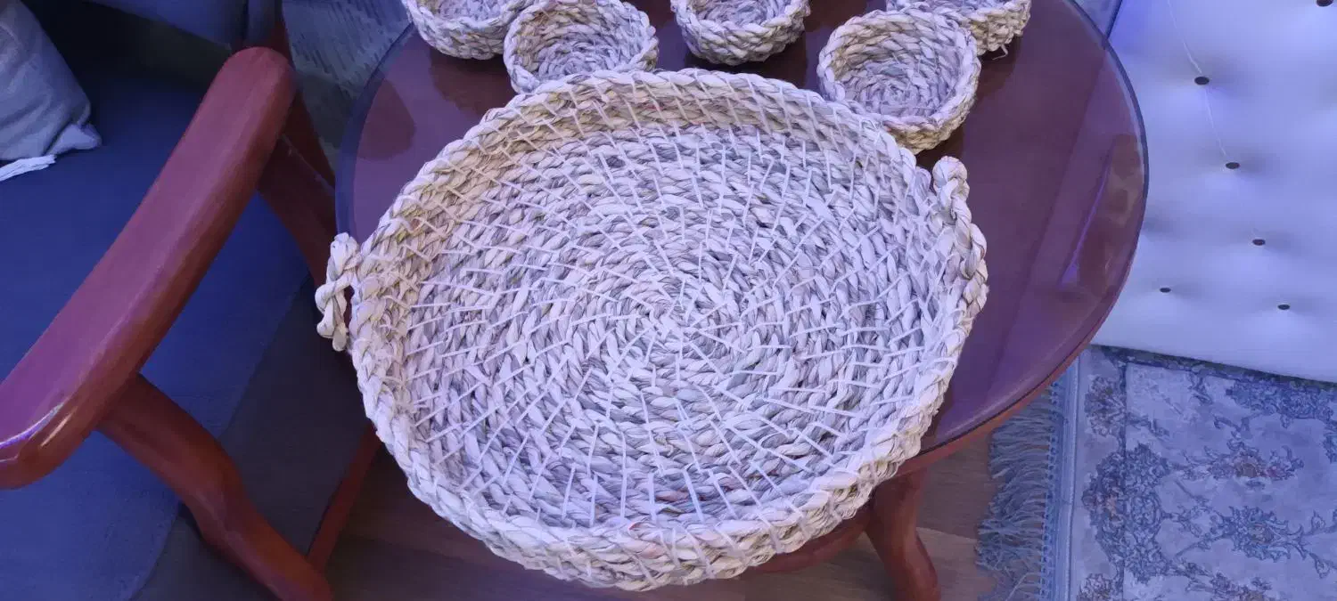 هفت سین حصیری شیک سایز بزرگ کاملا نو نو|صنایع دستی و سایر لوازم تزئینی|تهران, افسریه جنوبی|دیوار