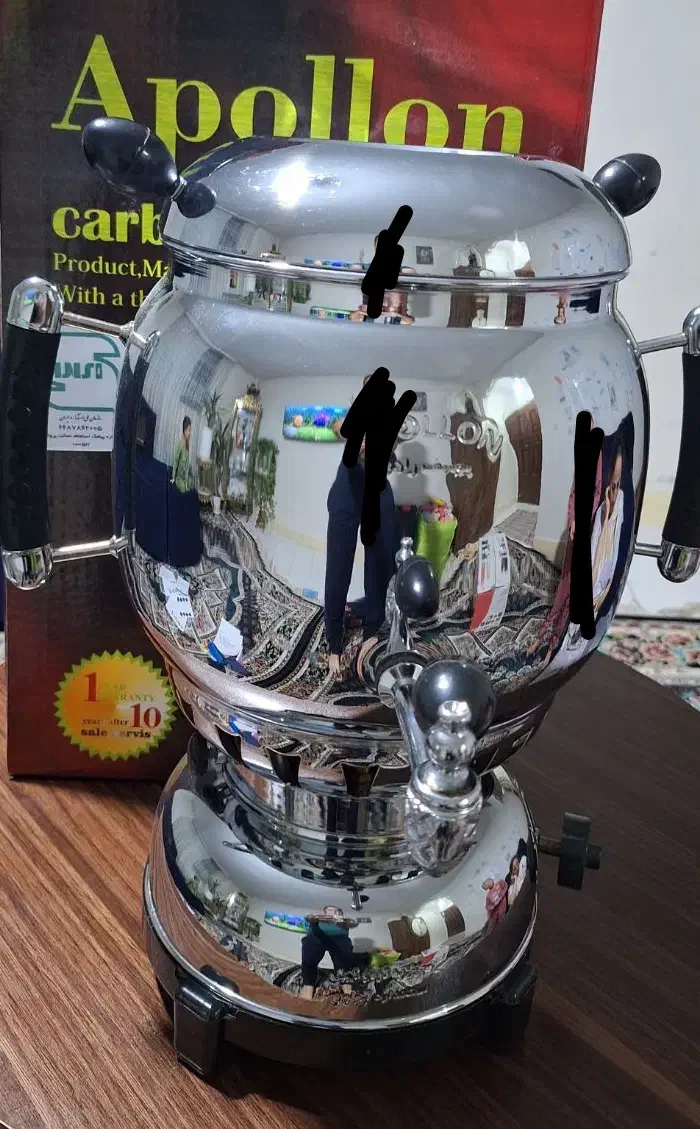 سماور گازی ۷ لیتری|سماور، چایساز، قهوهساز|باغستان, |دیوار