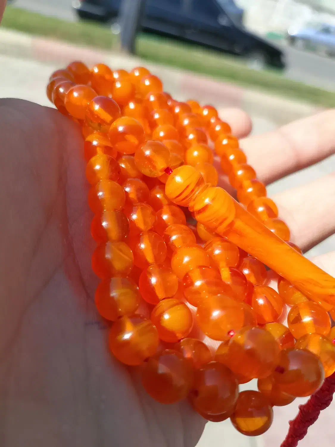 تسبیح کهربا تراش فاتح|جواهرات|مریوان, |دیوار