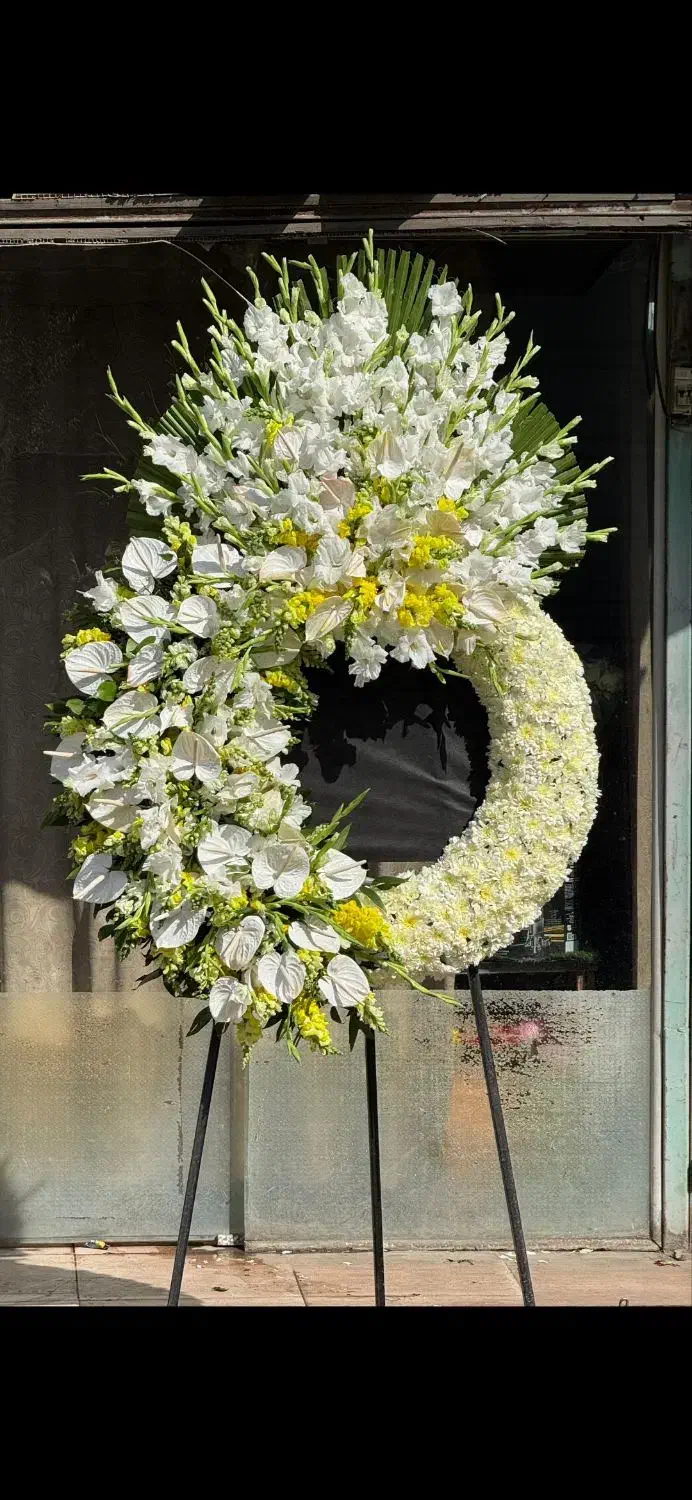 پخش انواع تاج گل مستقیم از بازار گل|خدمات پذیرایی، مراسم|فردیس, منظریه|دیوار