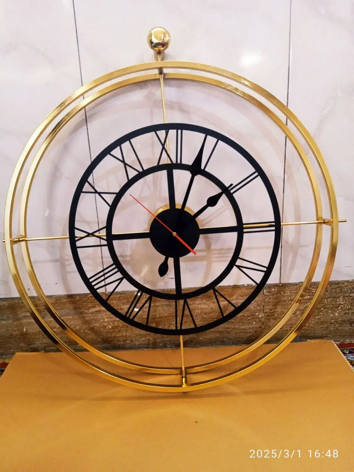 ساعت دیواری فلزی|ساعت دیواری و تزئینی|آق قلا, |دیوار