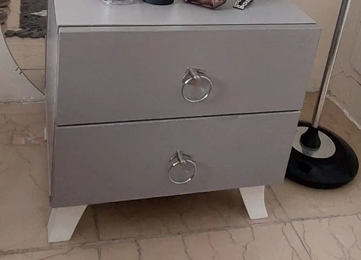 تخت خواب دو نفره با میز ارایشی و آینه|تخت و سرویس خواب|تهران, زیبادشت|دیوار