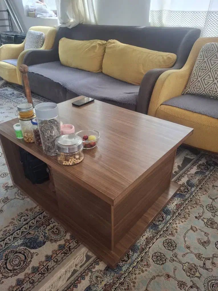 میز جلو مبلی|مبلمان خانگی و میز عسلی|صومعه‌سرا, |دیوار