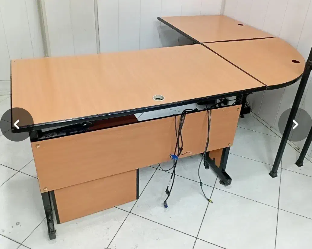 میز اداری ال سه تیکه mdf|مبلمان اداری|تهران, باغ فیض|دیوار