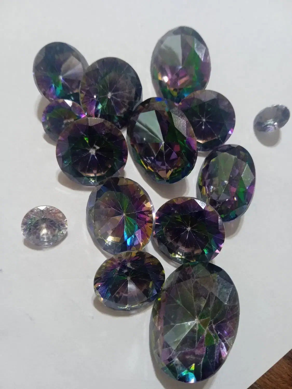 نگین توپاز هفت رنگ تایلندی|جواهرات|سنندج, |دیوار