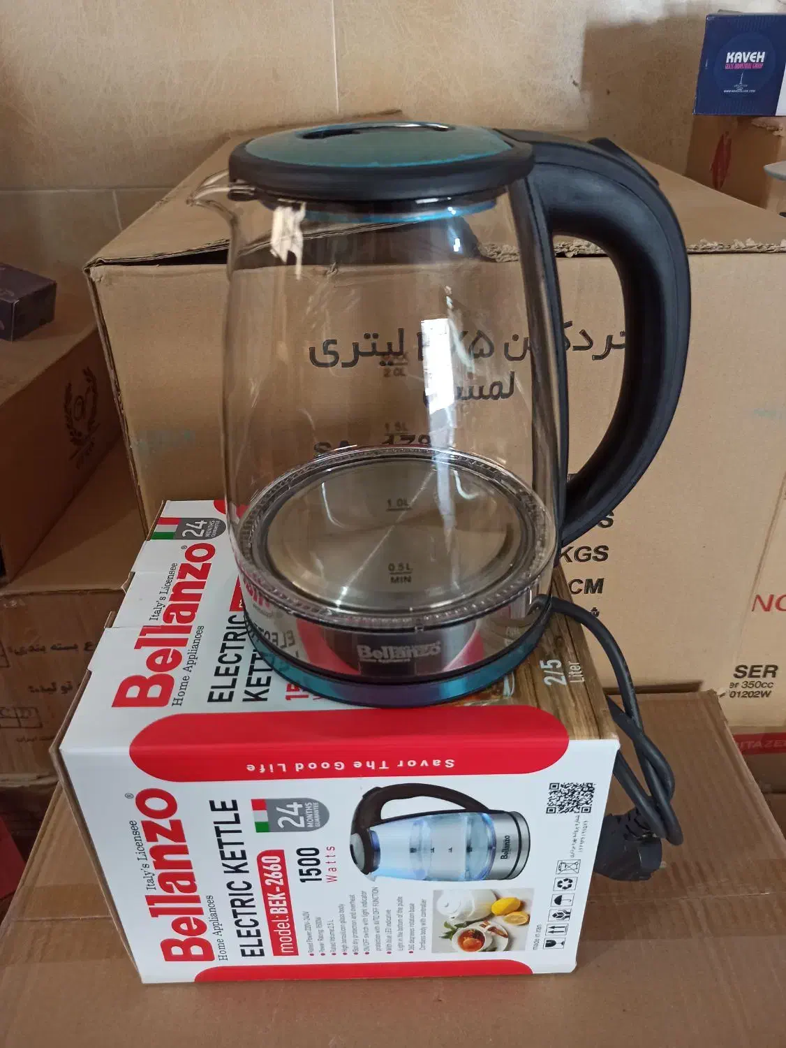 کتری برقی داخل استیل با ۲ سال گارانتی|قوری، کتری، قهوهساز دستی|قرچک, میرزائی شمالی|دیوار