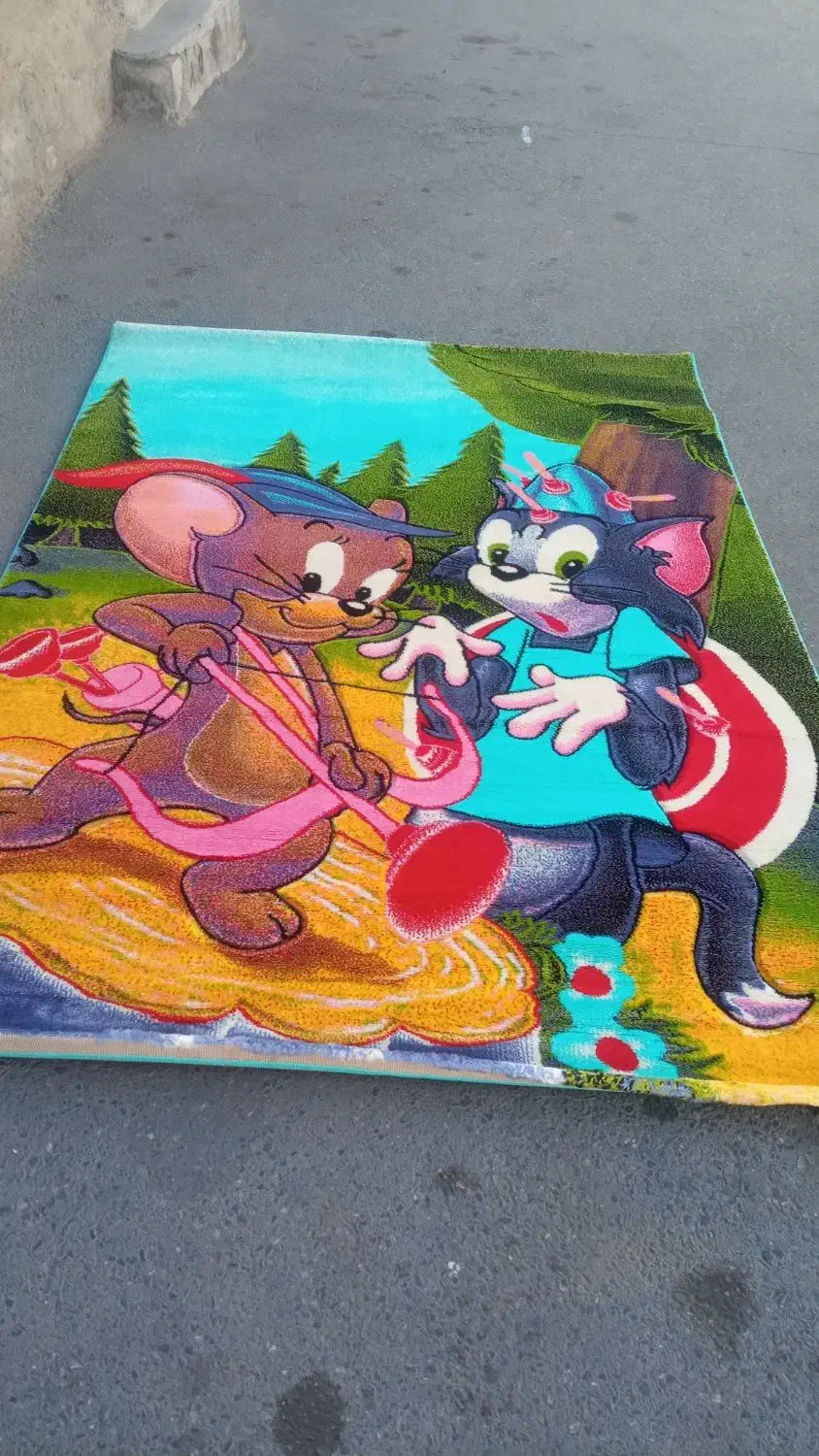 فرش ماشینی قالیچه آکبند نو|فرش|تبریز, |دیوار