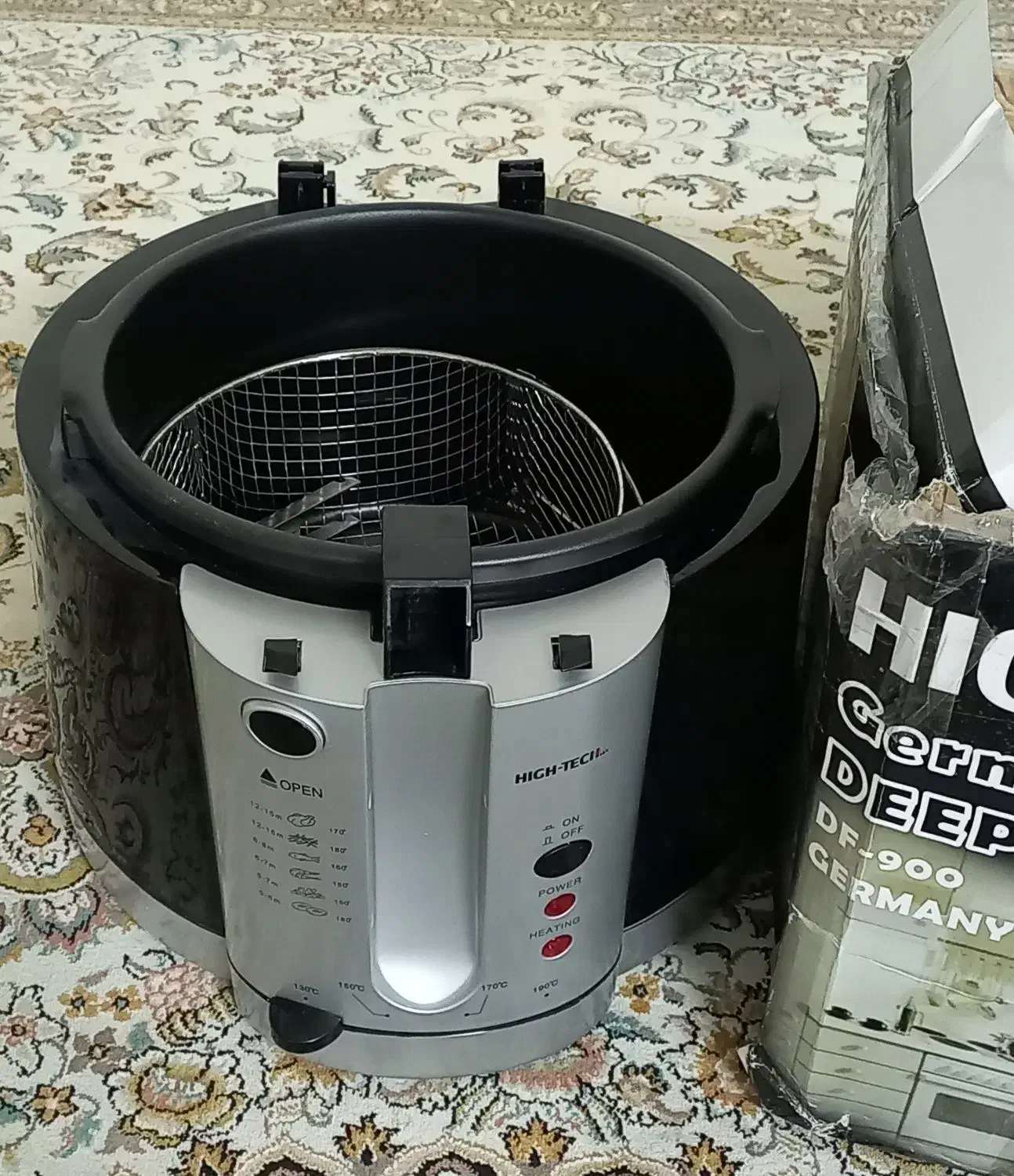 سرخ کن آلمانی 1600 وات نو فروشی|اجاق گاز و لوازم برقی پختوپز|شیراز, قدوسی شرقی|دیوار