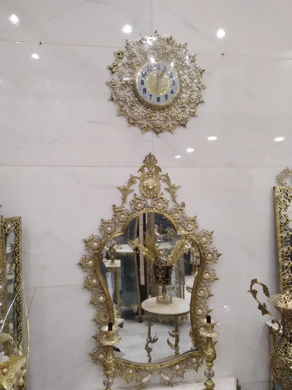 ساعت برنزی یابرنز|ساعت دیواری و تزئینی|همدان, |دیوار