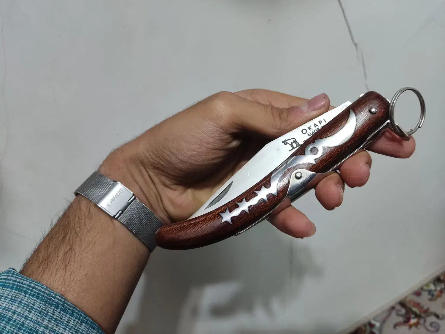 چاقو اوکاپی آفریقایی تاشو OCAPI|کوهنوردی و کمپینگ|قم, باغ پنبه|دیوار