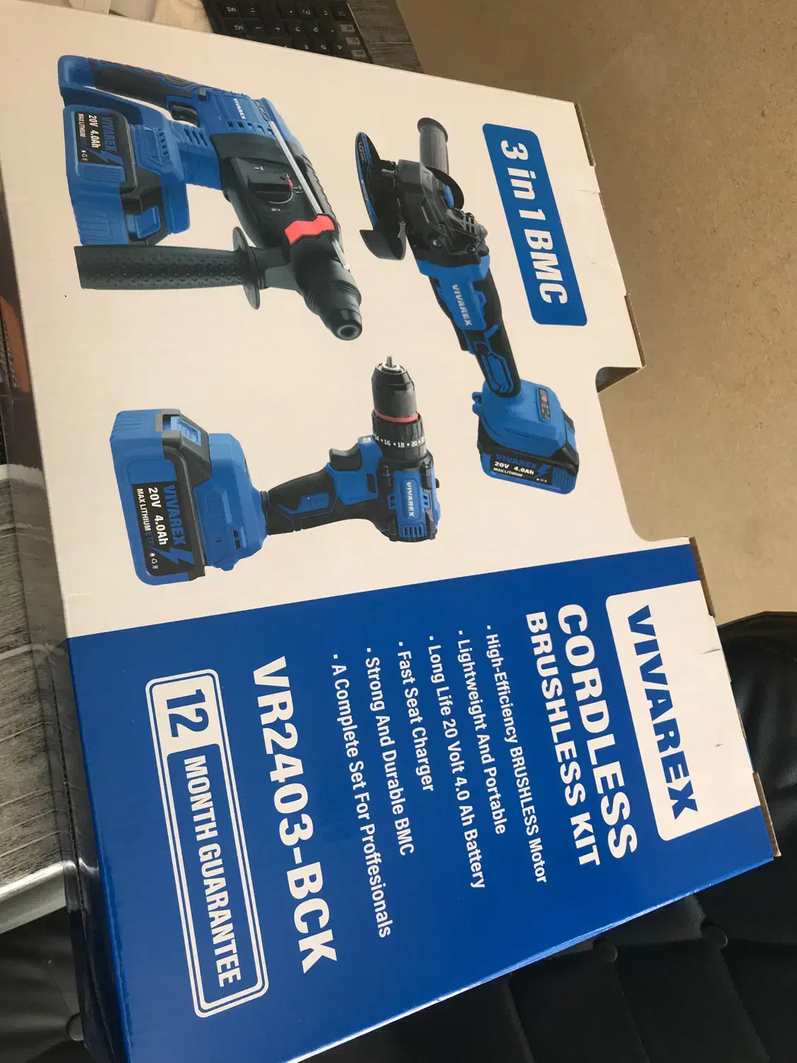 کیت دریل شارژی مینی فرز شارژی و دریل سه کاره شارژی|ابزارآلات|میبد, |دیوار