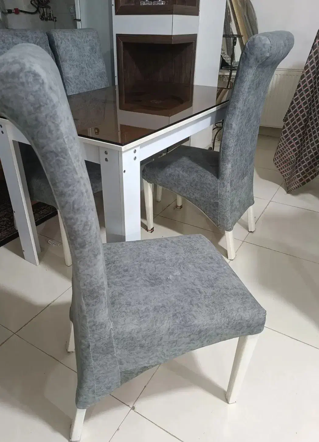 میز نهار خوری|میز و صندلی غذاخوری|سنندج, |دیوار