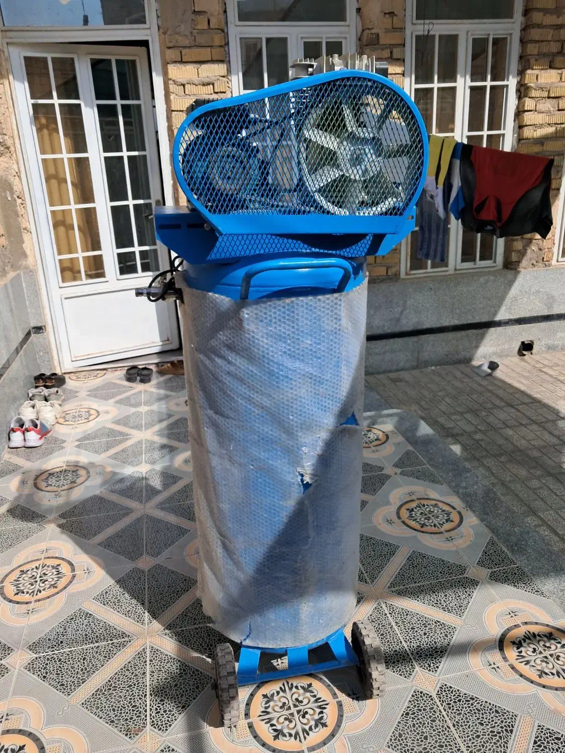 پمپ باد ۳۰۰ لیتری|مصالح و تجهیزات ساختمان|مرودشت, ثبت احوال|دیوار