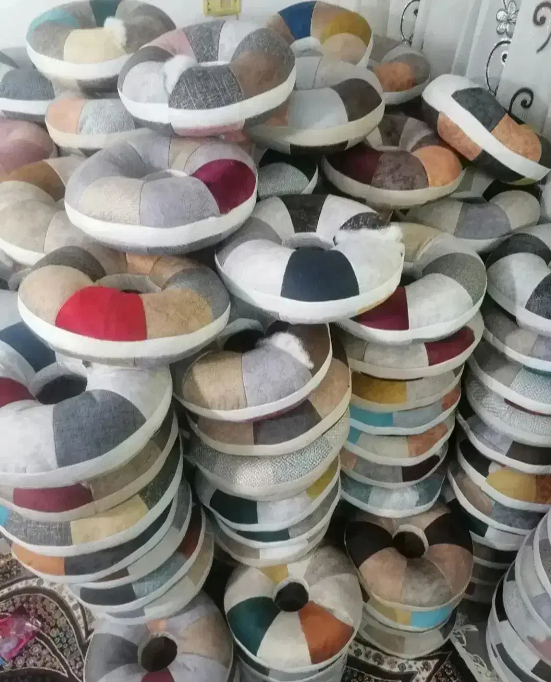 انواع بالشت پشتی نشیمن بیسکوییتی رینگی گردنی|رختخواب، بالش، پتو|اردل, |دیوار