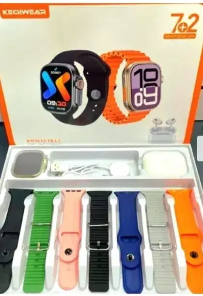 ساعت هوشمند KW56ULTR3 دارای۷بندباایرپاد پرو آیفون|ساعت|بروجرد, |دیوار