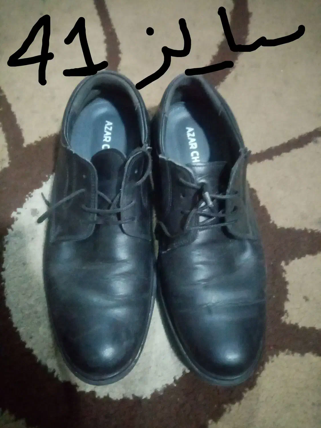 کفش چرم مجلسی سایز۴۱|کیف، کفش، کمربند|نورآباد ممسنی, |دیوار