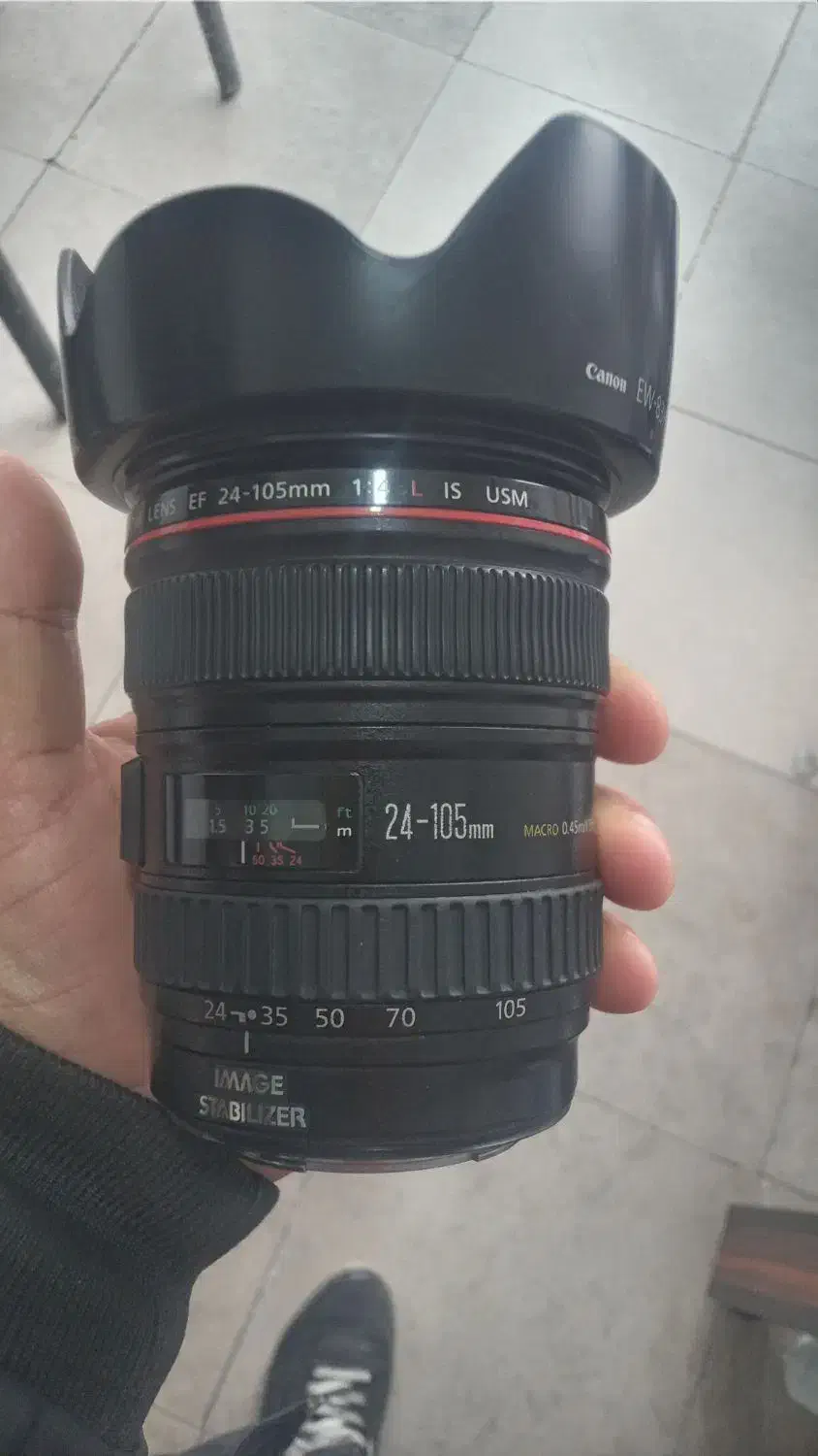 لنز کانن24.105تایپ 1|دوربین عکاسی و فیلم‌برداری|چالوس, |دیوار