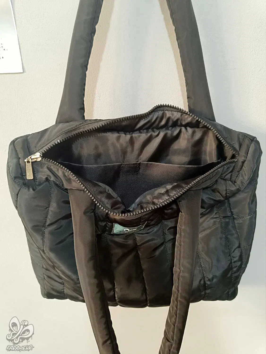 کیف پافر مشکی|کیف، کفش، کمربند|پرند, فاز ۵|دیوار