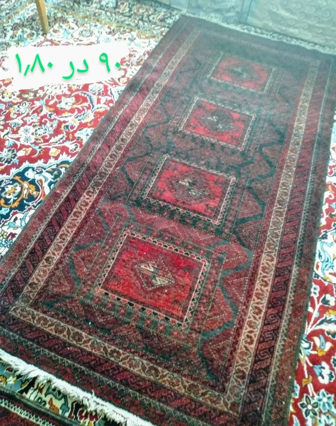 قالیچه و پشتی دستباف و موکت|فرش|مشهد, آزادشهر|دیوار