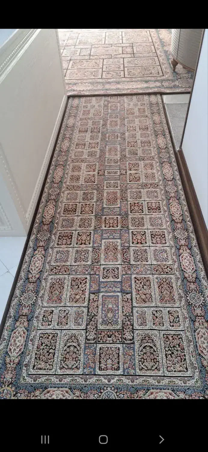 ۲ تا فرش ۱۲ متری ویک کناره ۴متری نونوخوشرنگ وضریف|فرش|کرج, بنیاد|دیوار