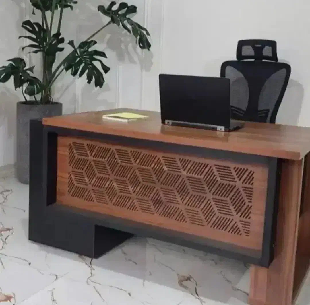 کتابخانه شیشه ای/میز مدیریتی پایه فلزی سفید|مبلمان اداری|سنندج, |دیوار