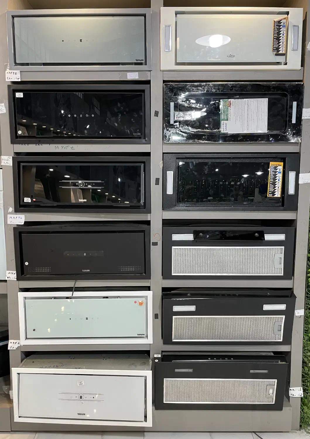 هود مخفی کف شیشه دو موتور روکار و توکار|مصالح و تجهیزات ساختمان|تهران, هفده شهریور|دیوار