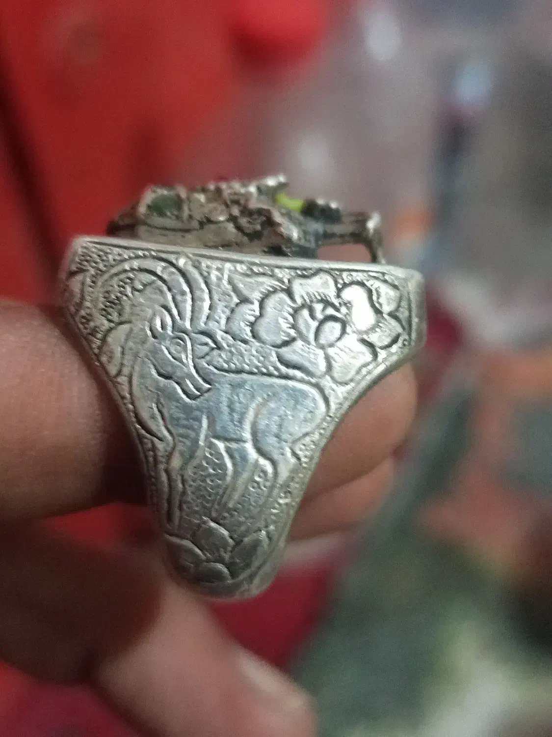 انگشتر نقره کلکسیونی|کلکسیون اشیاء عتیقه|کرمان, |دیوار