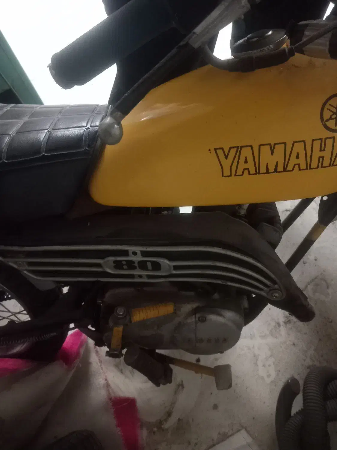 موتور تریل مینی 80 با تک هندل روشن برگه قولنامه|موتورسیکلت|مشکیندشت, |دیوار