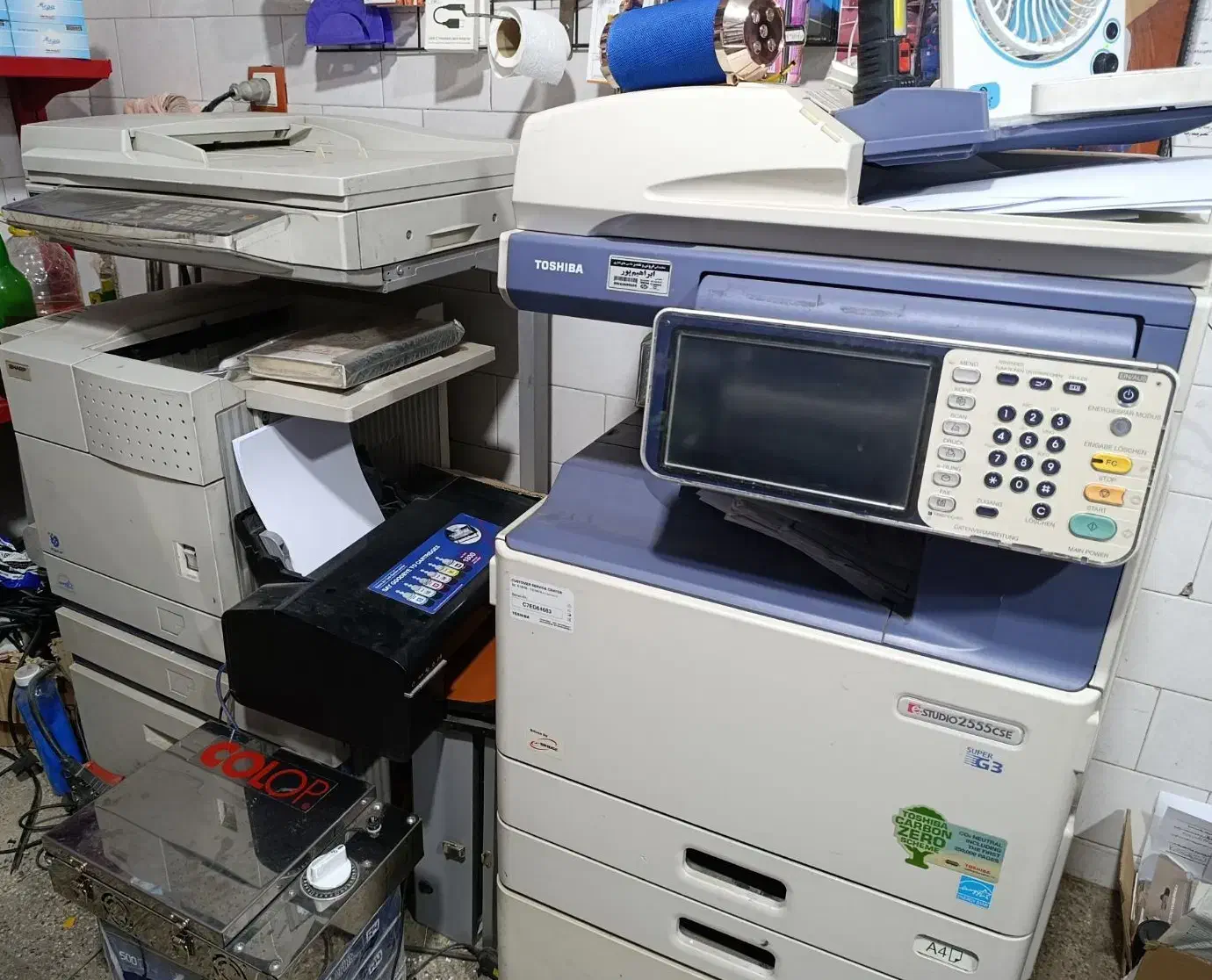 پرینتر سه کاره ایستاده|پرینتر، اسکنر، کپی، فکس|خرم‌آباد, |دیوار