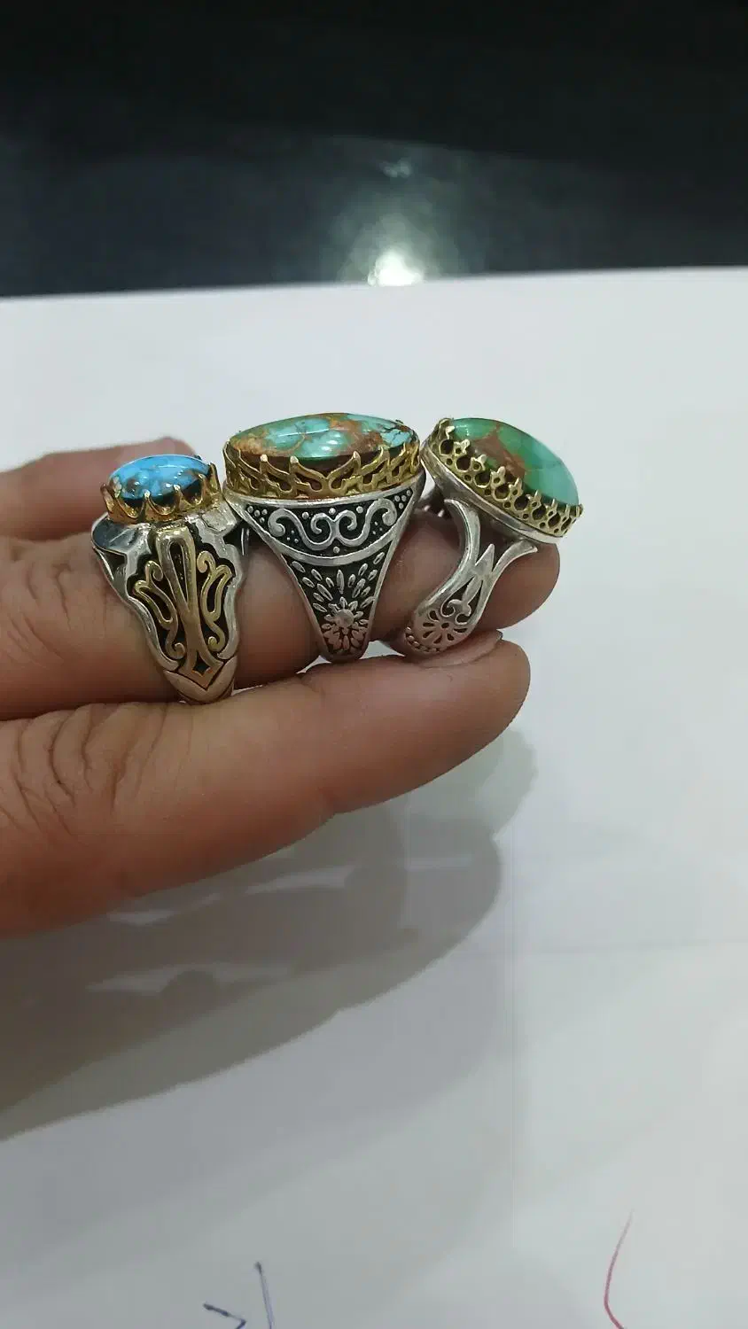 انگشتر فیروزه نیشابوری|جواهرات|نیشابور, شهید بهشتی|دیوار