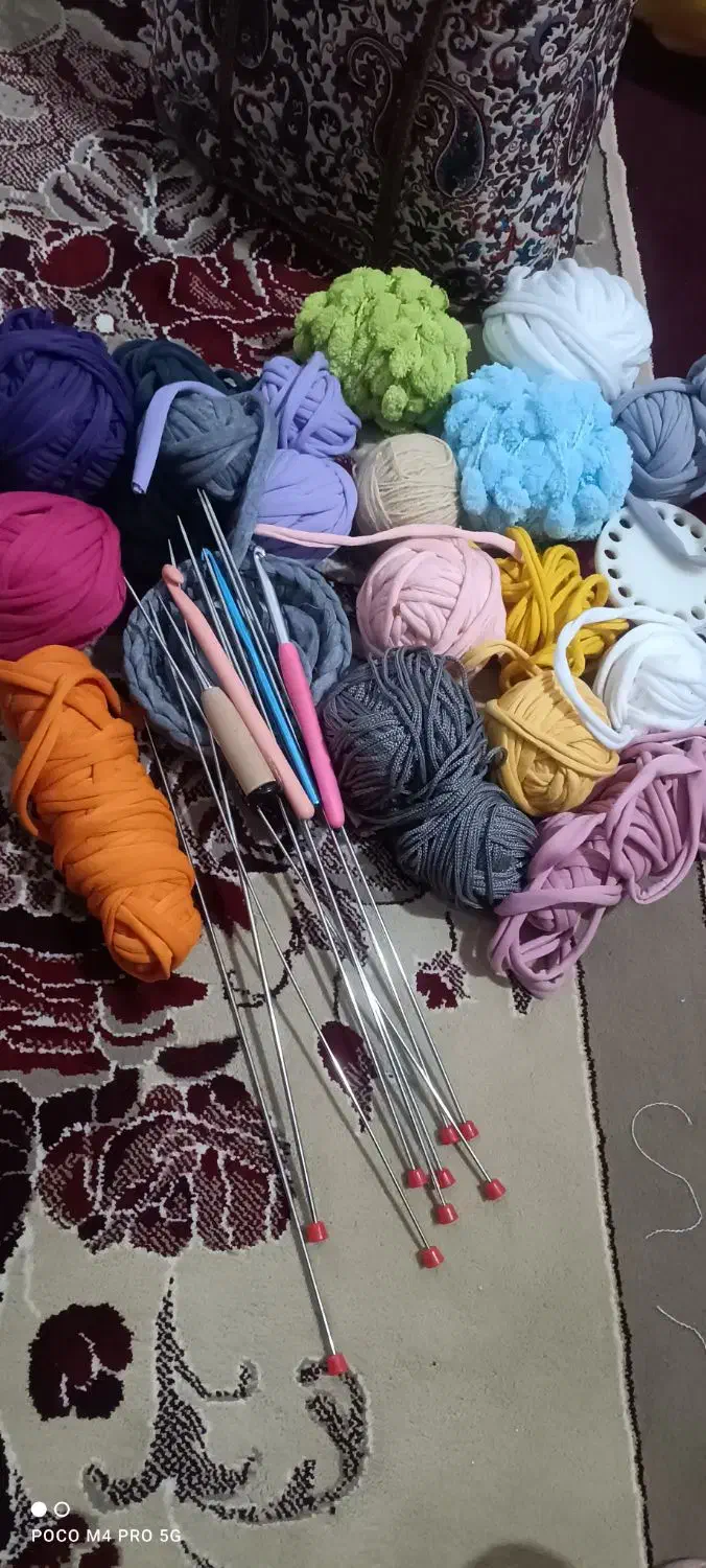 وسایل تریکو و مکرومه بافی،رایگان|صنایع دستی و سایر لوازم تزئینی|رومشکان, |دیوار