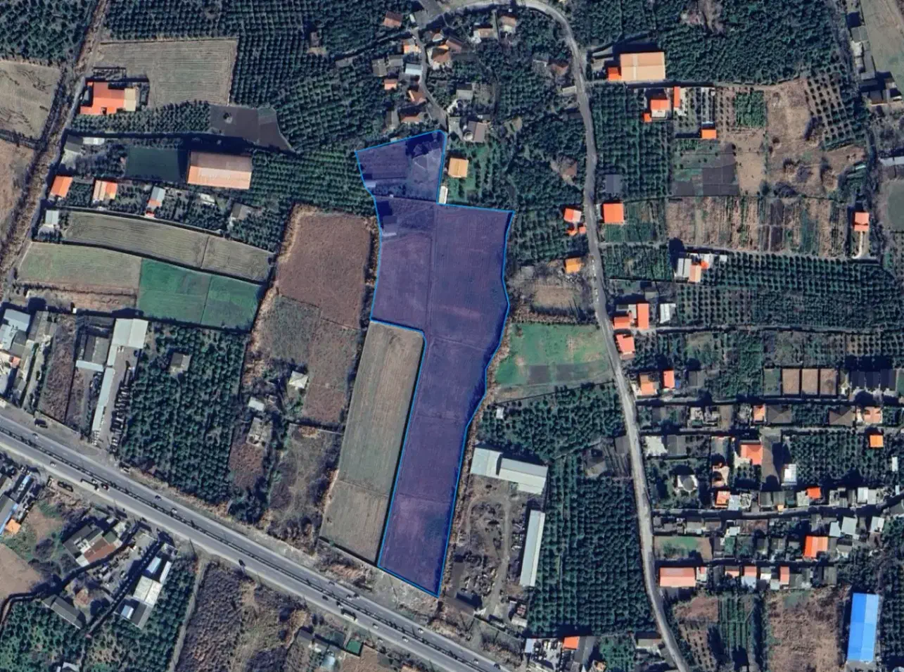 زمین 2.7 هکتاری بر اتوبان بابل قائمشهر|فروش دفتر صنعتی، کشاورزی، تجاری|بابل, |دیوار