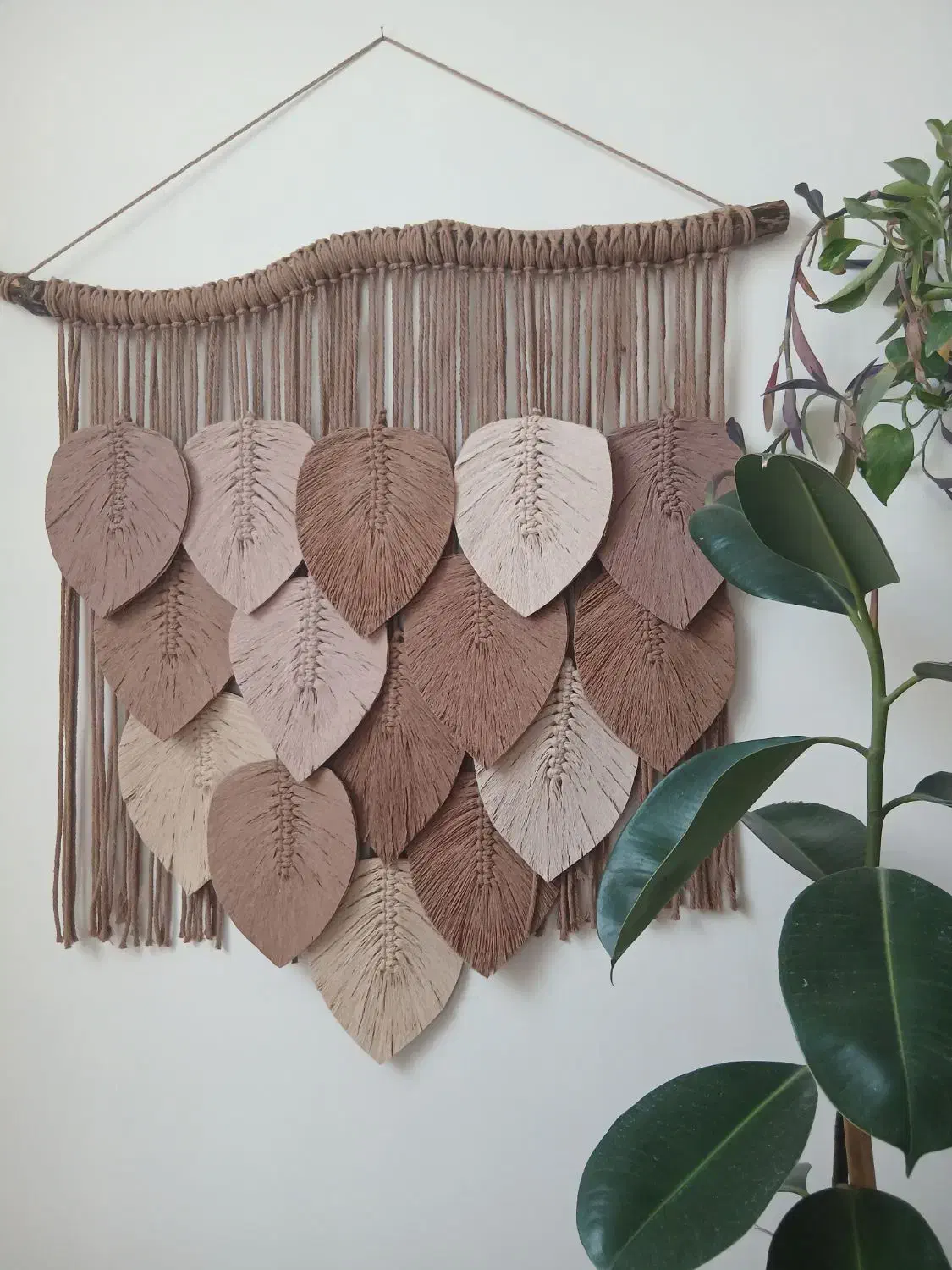 دست بافت رافیا و مکرومه|صنایع دستی و سایر لوازم تزئینی|رودبار, |دیوار