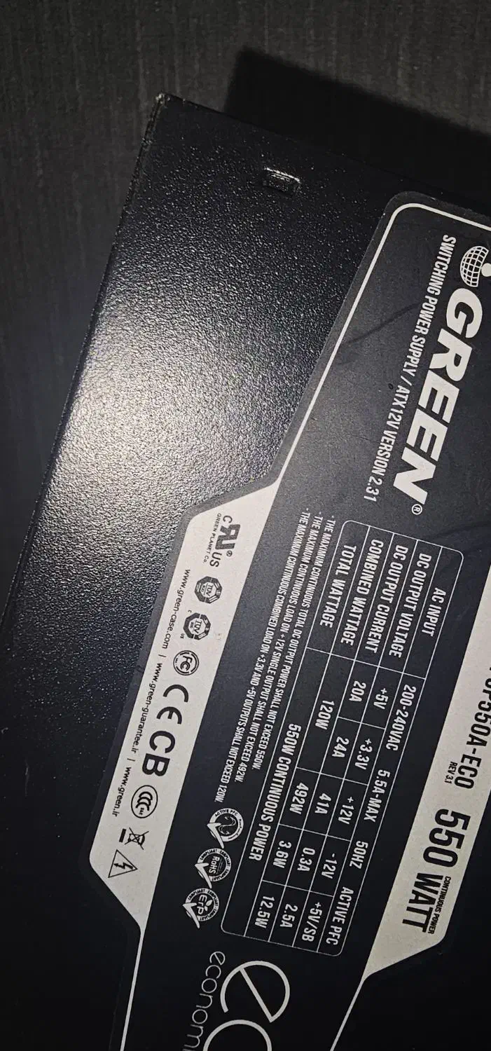 پاور گرین GP550A|قطعات و لوازم جانبی رایانه|تهران, اختیاریه|دیوار