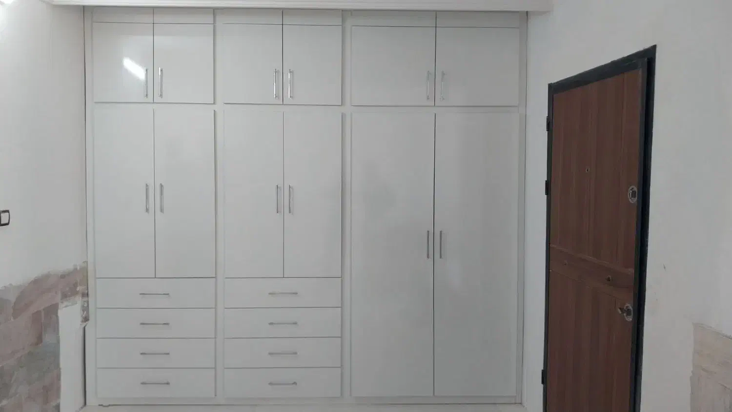 کمد دیواری اشکاف ملامینه|جاکفشی، کمد، دراور|مشهد, پورسینا|دیوار