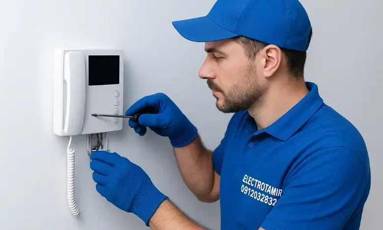 نصب انواع آیفون صوتی و تصویری ورفع اتصالی برق|خدمات پیشه و مهارت|مشهد, توس (بلوار توس)|دیوار