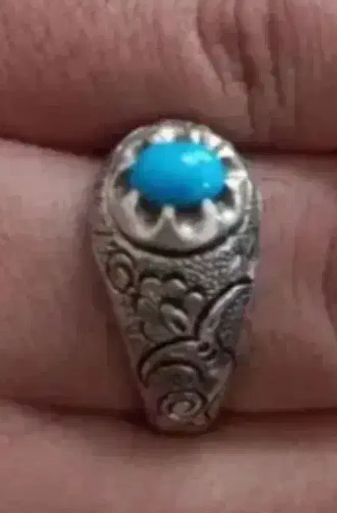 انگشتر نقره فیروزه نیشاپور اصل کار دست|جواهرات|ابهر, |دیوار