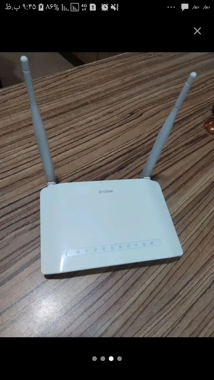 مودم دی لینک مدل DSL-2730U بی‌سیم ADSL2|مودم و تجهیزات شبکه|رشت, نیکمرام|دیوار