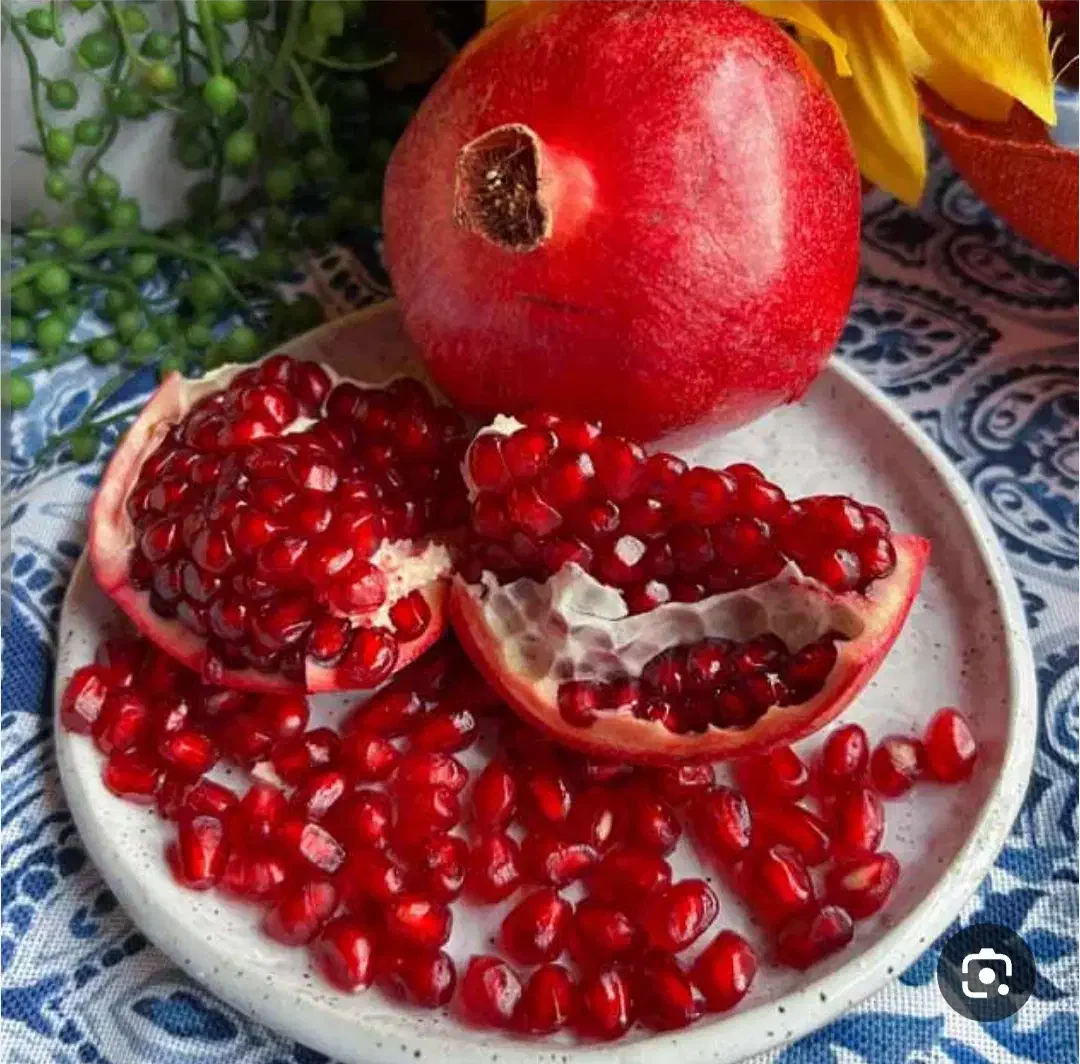 انار عمده بر روی درخت|خوردنی و آشامیدنی|ارسنجان, |دیوار
