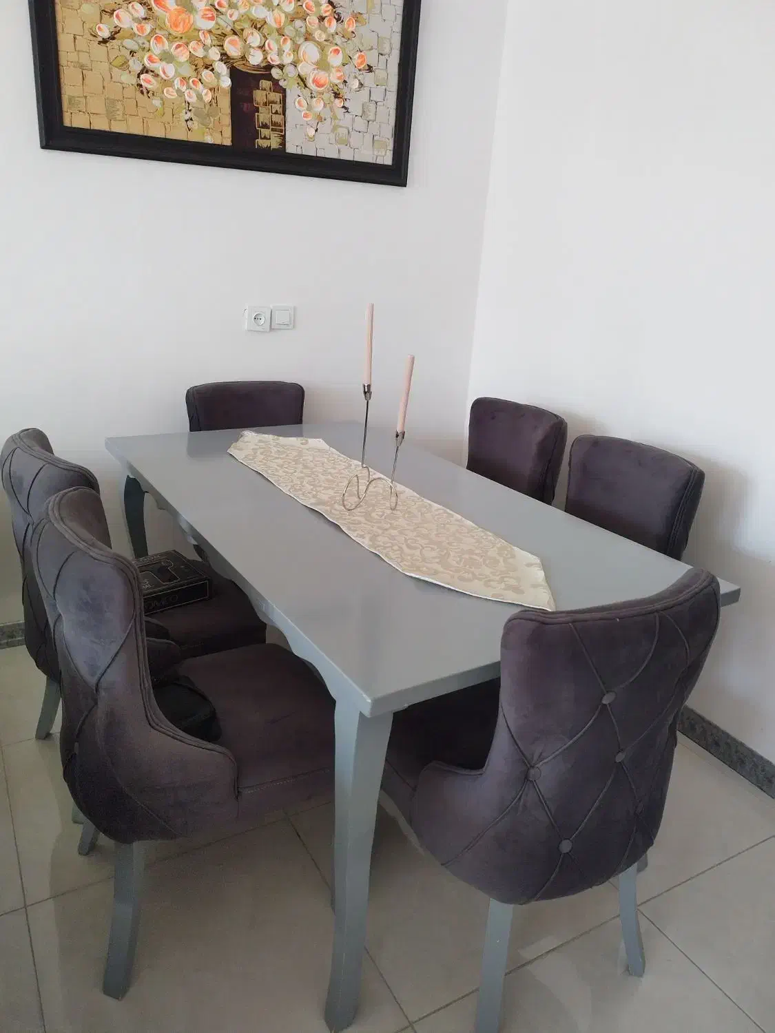 میز غذا خوری ۶ نفره|میز و صندلی غذاخوری|کرمان, |دیوار