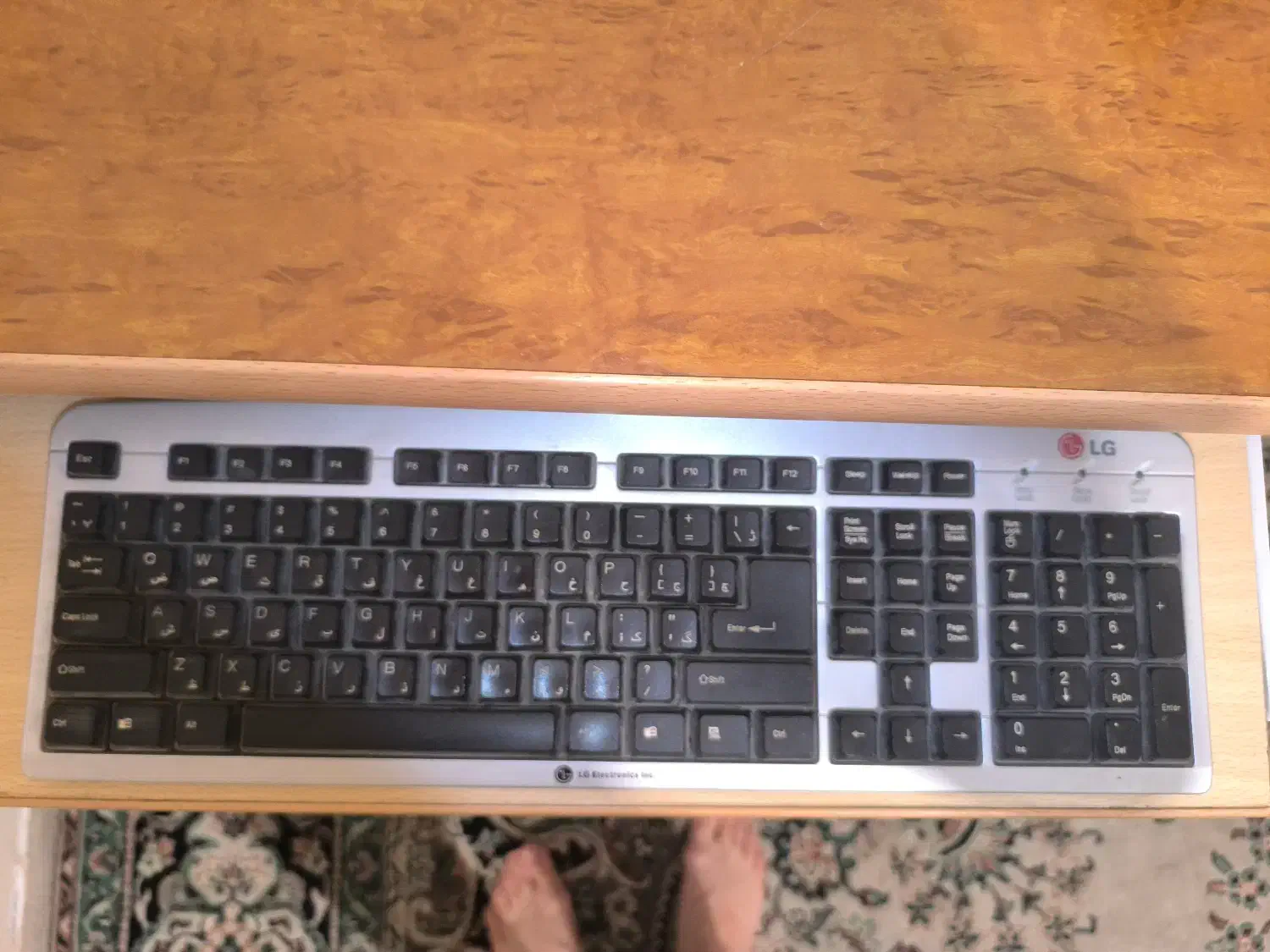 صفحه کلید کامپیوتر ال جی|قطعات و لوازم جانبی رایانه|خرم‌آباد, |دیوار
