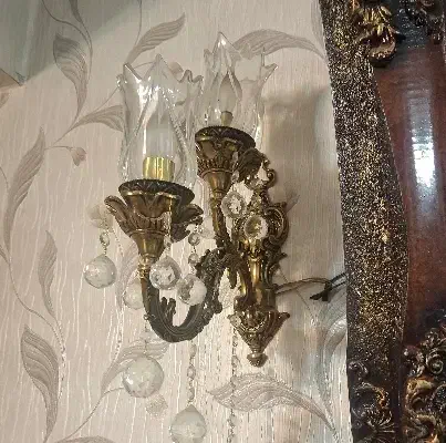 دو عدد لوستر مدل دو شعله بزرگ|لوستر و چراغ آویز|ری, شهرری|دیوار